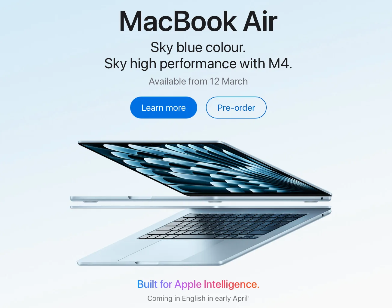 MacBook Air M4 chip 2025
